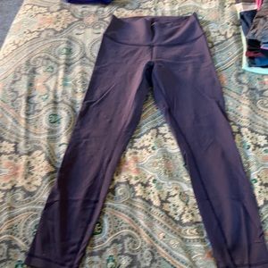 Lululemon size 8 leggings blue